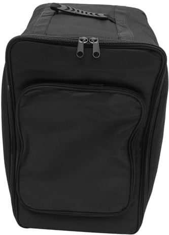 WESIEVYA Drum Bag Drum Storage Pouch for Music Instrument Black Backpack for Small Items for Travel Gig Assorted style