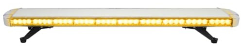 LED Amber Light Bar With Control Panel Flashing Beacon Strobe Emergency Warning Recovery Hazard Lights 120cm 1200mm Vehicle Car Van Truck 16 Light Modes 88 Bright LED’s IP67 Waterproof