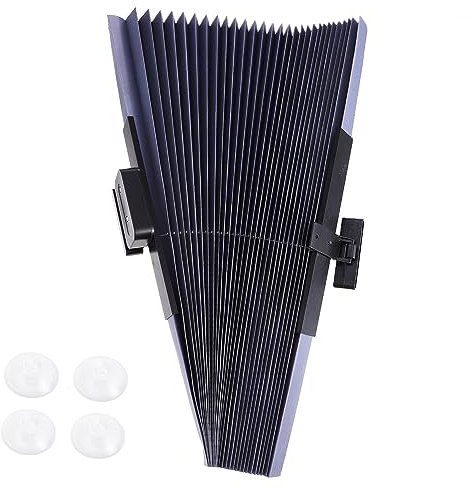 PRETYZOOM Parasole Copertura Pieghevole per Parabrezza Auto Telescopico e Protezione Solare in Foglio di Alluminio Protezione Uv per Isolamento Termico