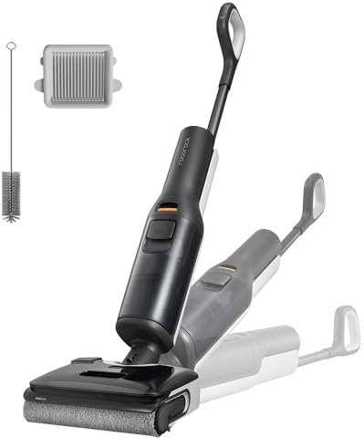 roborock F25 aspirateur Laveur 20 000 Pa, Tout-en-Un avec séchage Rapide à 90 °C, Auto-Nettoyage à l'eau Chaude, serpillière Anti-enchevêtrement, inclinable à 180° pour sols durs. (F25)