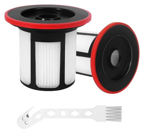 2 Pezzi Filtro Aspirapolvere per Bosch Unlimited Serie 6 Kit, per Bosch Aspirapolvere Accessori Ricambi, con Spazzola per la Pulizia, per Contro Polveri Sottili, Cattivi Odori