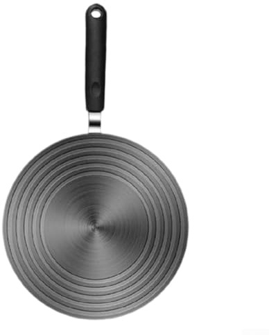 Plaque diffuseur de chaleur en aluminium conçue pour brûleurs à gaz avec transfert de chaleur uniforme, prévention des brûlures d'ustensiles de cuisine et côtés texturés antidérapants (B-28 cm)