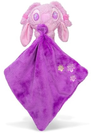 Simba Disney Baby Angel Dou Dou con Peluche, Mantita Suave para Bebé Lilo & Stitch, Muñeco Reconfortante para Dormir y Abrazar, 0 Meses+ (6315870736)
