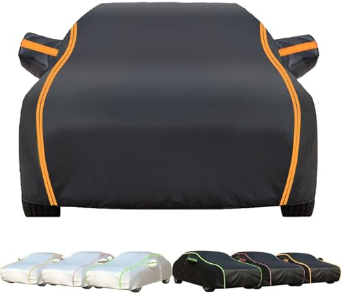 Funda Coche Exterior Hecho para Cupra Leon ST 2021-2025, Impermeable Lona Coche Transpirable Fundas Completa para Todo el Año Resistente Al Polvo Lluvia Nieve Rasguño