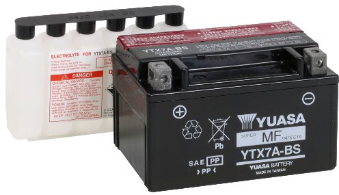 Yuasa YUAM32X7A YTX7A-BS Maintenance Free AGM Battery with Acid pack