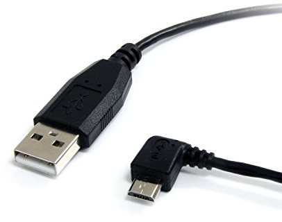 StarTech.com 30cm Micro USB Kabel - USB A auf Micro B links gewinkelt