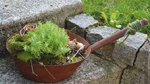 Rostikal Deko Pfanne zum bepflanzen