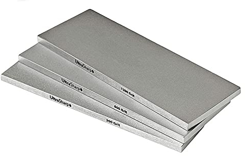 Ultra Sharp Diamond Sharpening Stone Set - 8 x 3 Coarse/Medium/Extra Fine