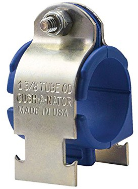 Extreme Temperature Cush-A-Nator Channel Mounted Cushion Clamping System ideal for multiple line tubes, absorbing shock and vibration while reducing unwanted noise and preventing galvanic corrosion.