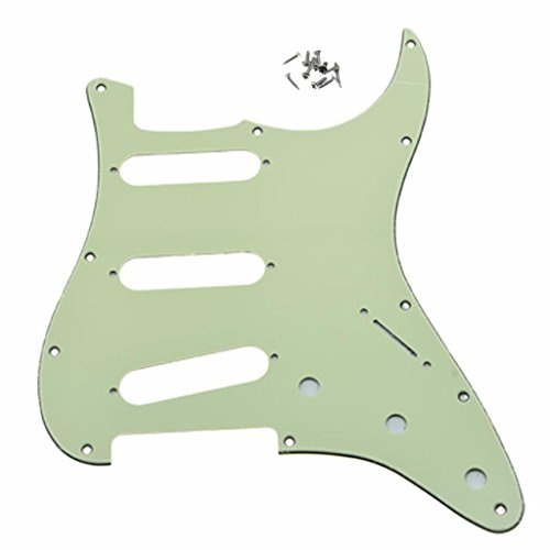 Dopro Schlagbrett für FD, Jimi, Hendrix, Stratocaster, 11 Löcher, Mintgrün