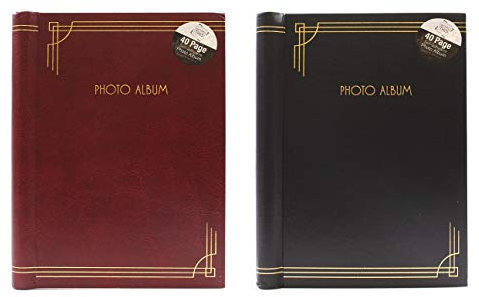 Picture ThisPhoto Album - 40 Self Adhesive Pages Red & Black