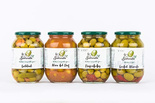 Aceitunas gordal aliñada deshuesada