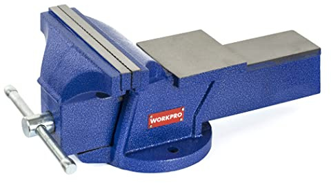 WORKPRO Étau d'établi avec enclume 160 mm 36 x 18 x 18 mm