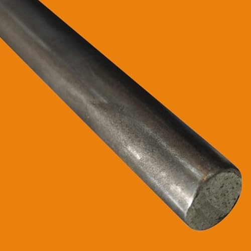 LE ROI DU FER - Barre de fer rond acier de construction - 2 metres, Dimension - 40 mm, Matière - Acier étiré