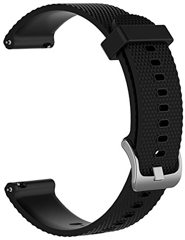 INF Armband Kompatibel mit Garmin Vivoactive 4S 18mm Silikon Ersatzarmband