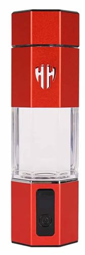 300ml Generador de Agua de hidrógeno, generador de hidrógeno ORP e hidrogenador de Agua, 6000PPB H2 de Alta concentración, Equipado con Pantalla LED