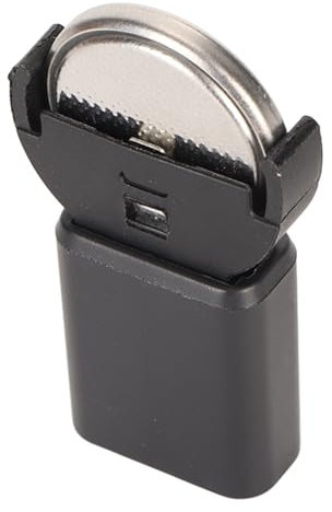 KIMISS USB-Knopfzelle, für LIR2032 C, Lademünze 2032, Gesundheit, Haushalt, Haushaltsbedarf, Wiederaufladbar, LIR1632, LIR2025, LIR2016, LIR2032H, Auto, Schwarz, Lieferung mit 45