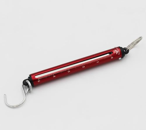 5 kg/10 kg/15 kg Federwaage 10 kg tragbare Federwaage Federwaage Gramm Taschenwaage Keine Batterie erforderlich(Red,10Kg)