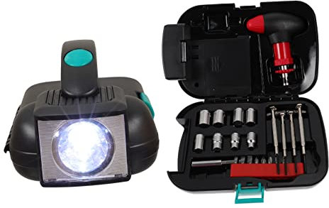 ORFOFE Multifunktionale Arbeits Taschenlampe Outdoor Beleuchtungsgerät Mit Ratschengriff Material Und Stoßfest