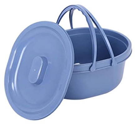Amagogo Portable Toilet Urinal Pot Night Urinal Bottle with Cover Lightweight Pee Holder Elderly Commode Potty for Home Car Bedroom