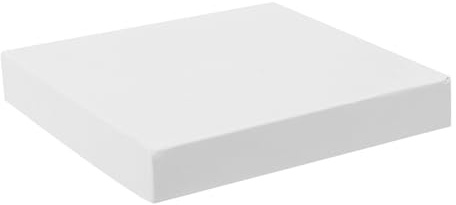 FUOYLOO Piastra in Gesso per Scultura Ceramica 10X10X1,6 CM, Base Bilanciata per Argilla Artigianale, Tavola Portatile per Essiccazione Opere Artistiche, Resistente alla Compressione per