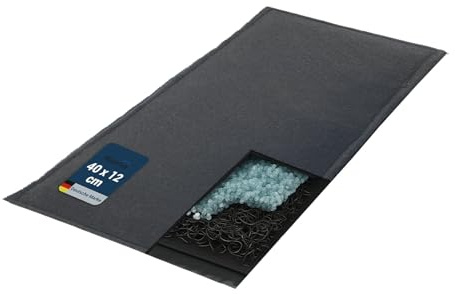 Maximex Wasserspeichermatte für Pflanzen, 2er Set, Wiederverwendbare Bewässerungsmatte, 5-lagig, für Blumenkästen, Balkonpflanzen und Pflanzenkübel, Filz, 60 x 12 cm