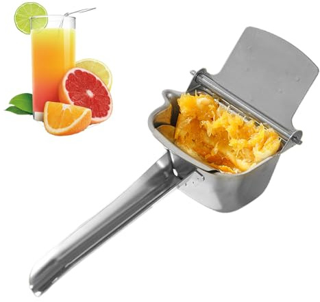 Extracteur de jus portatif, presse-agrumes manuel - Presse-fruits pour citron - Outil de pressage de fruits avec mécanisme à levier pour citrons, pastèques, oranges, raisins