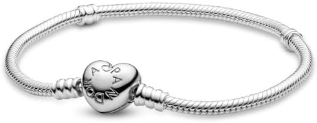 PANDORA Damen-Armband Silber mit Herz-Verschluss 594594C00