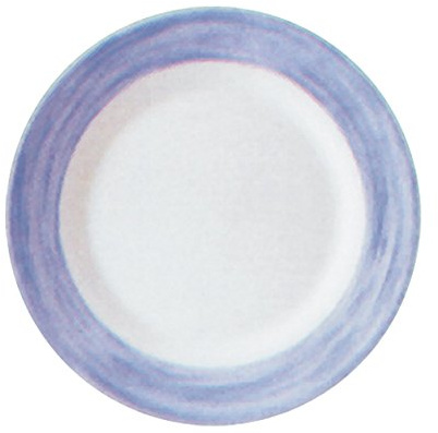 Arcoroc Brush Blue Restaurant assiette creuse 22,5cm, 6 assiette