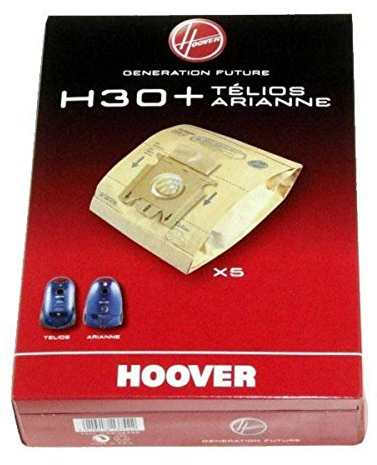 HOOVER - H30S - 5 SACCHETTI ORIGINALI PER ASPIRAPOLVERE Sacco PureFilt triplo strato senza filtri