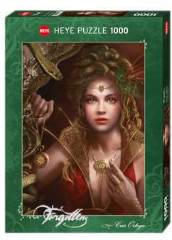HEYE HY29614 Gold Jewellery, Ortega 1000 Teile Standa Puzzle, Brown