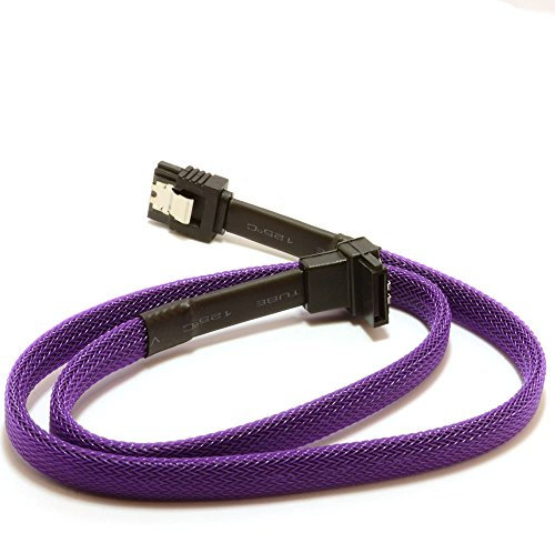 kenable PRO SATA 3 Locking Plug to Right Angle Plug 6Gb High Speed Cable 50cm