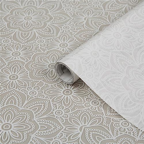 d-c-fix pellicola per finestra Candice 67,5 cm x 1,5 mpellicola statica oscurante con motivo moderno per superfici in vetro – aderente, opaca, decorativa