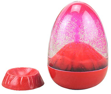 Faviye Clessidra Liquido Vulcanico Eruzione dell'uovo Clessidra Timer per Soggiorno, Ufficio, Decorazione Camera da Letto