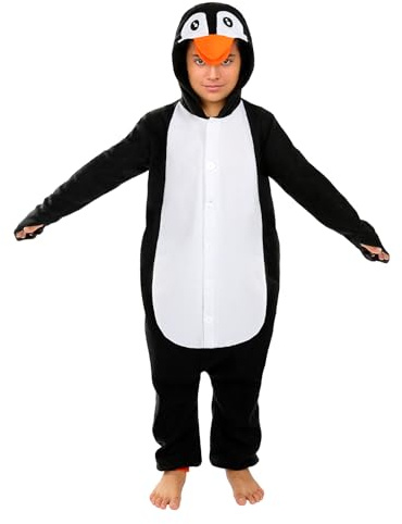 Funidelia Pinguin Onesie Kostüm für Kinder, Tiere, Südpol - Outfit für Kinder für Partys, Karneval und Halloween
