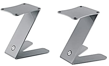 2er-Set Tisch-Monitorständer Z Grau