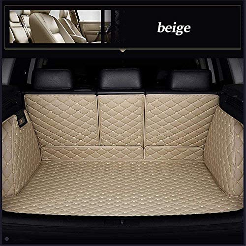 Kofferraummatte Kofferraumwanne für Volkswagen T-ROC 2018-2021 Kofferraumschutz Autozubehör, Beige