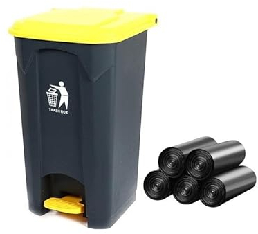 PURRL Poubelles for Cuisines avec Couvercle Plastique | Poubelle à pédale | poubelles for Chambre avec pédale | Poubelle de Salle de Bain poubelles de Cuisine (Size : XL-100L)