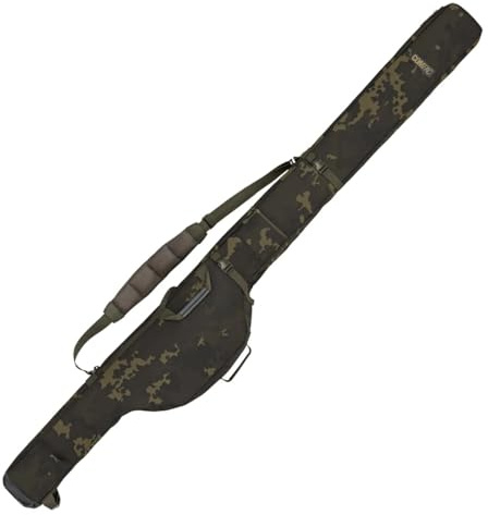 Korda Compac Rutentasche, Dark Kamo Design für Karpfenruten, bietet optimalen Schutz und schnellen Zugriff, für 3 Ruten bis 13ft (3,96m)