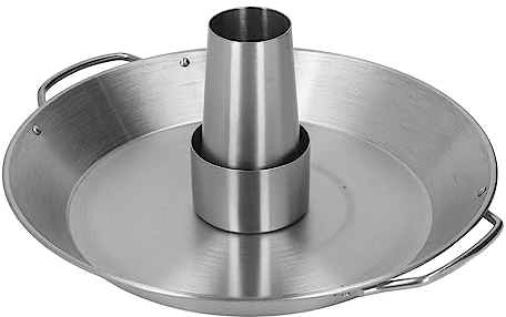 Asador de Pollo en Lata de Cerveza, asador de Pollo Hecho de Acero Inoxidable 430 Resistente Que agrega Sabor al Pavo y al Ganso