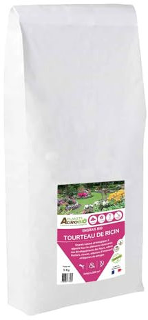 Engrais bio tourteau de ricin granulé (5 Kg)
