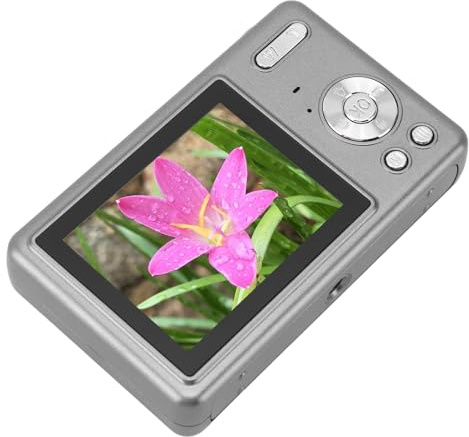 Digitalkamera för fotografi, 12 MP 1080 P HD-punkt- och fotograferingskamera med 2,4 tums TFT-skärm, 16 x zoom autofokus skakningsvideo vloggningskameror, present till tonåringar nybörjare