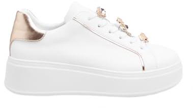 BATA Sneaker da Donna con Lacci con Applicazioni Gioiello