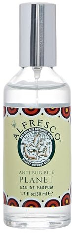 Alfresco - Planet, Anti Bug Bite Eau de Parfum, Natural Bug Repellent Perfume, Mosquito Repellent Spray with Essential Oils, Holiday Essentials Travel Size Insect Repellent - (50 ml, Unisex)