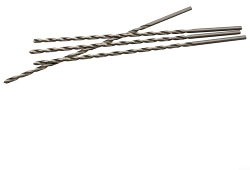 Extra lange HSS-Bohrer, 200 mm Länge, für Metallbohrungen, verschiedene Größen (4 mm)