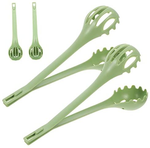 Alipis 4pcs Egg Beater Tongs Egg Tongs Pasta Server Easy to Grip Non-Slip Design