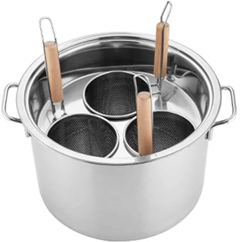 Pentola per La Pasta Cuocipasto Pasta Cuocipasto Set Inserto Pentola Commerciale per Cottura Pasta Pentola per Magazzino Inserto Cestello Colino Pentole Pentola per Pasta in Acciaio Inox per