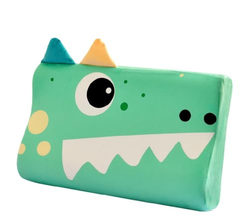 Schlummerkids Kissen, 16X10 Inch Calmly Kinderkissen, Süßes Tier Schlummerkids Kinderkopfkissen, Atmungsaktiv Kuschelkissen Kinder, Ergonomisches Komfortkissen Kinder, für Junge & Mädchen