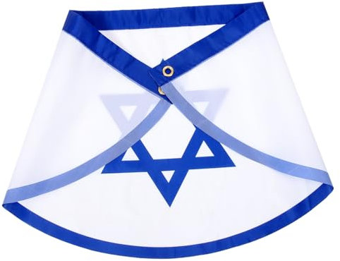 FONDOTIN Israelische Flagge Gartenflagge Außen Wetterfeste Nationalflagge Aus Robustem Stoff Farbecht Und Strapazierfähig Für Hof Haus Boot Dekoration