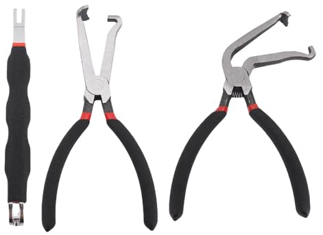 Aramox Automotive Electrical Connector Tång, 3 St Kopplingsstångskit för Snabb Borttagning av Kontakter, Svart
